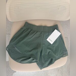 Lululemon Athletica Sage Green Hotty Hot Short